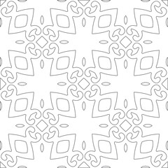 Vector pattern with symmetrical elements . Modern stylish abstract texture. Repeating geometric tiles from striped elements. pattern.