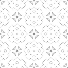 
Vector pattern with symmetrical elements . Modern stylish abstract texture. Repeating geometric tiles from 

striped elements.
pattern.