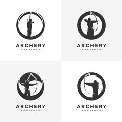 

Creative archery design concepts, illustrations, vectors
