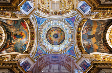 St Isaac's Cathedral - Russia - obrazy, fototapety, plakaty
