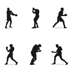 Creative boxing design concepts, illustrations, vectors