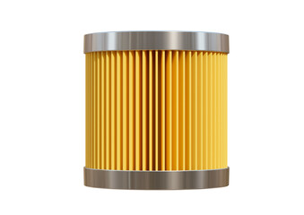 Car fuel filter isolated on white background