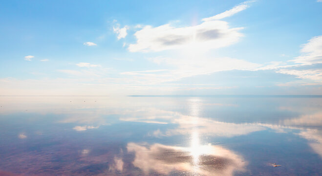 Salt Lake (Tuz Golu), Central Anatolia Region,Turkey