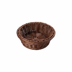 Wicker trays on a white background

