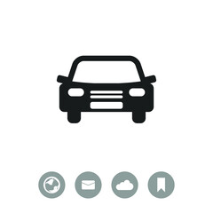 Car icon vector illustration.