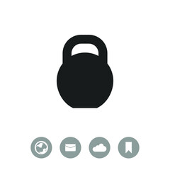 Weight vector icon.