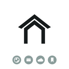 Home vector icon.
