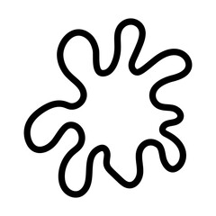 Obraz premium Paint Blot Icon