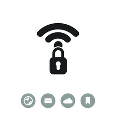 Wireless vector icon.