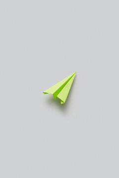 Green paperplane