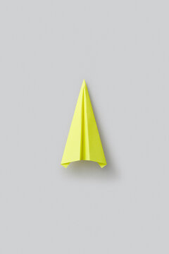 Yellow paperplane