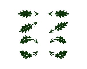 oak leaf and arrow logo