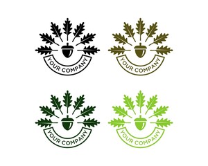 oak leaf and seed logo