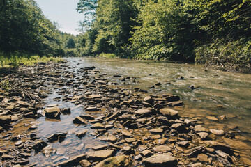 landscape with a river valley