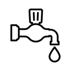 Water tap icon