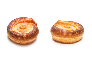 Tasty puff isolated on a white background.