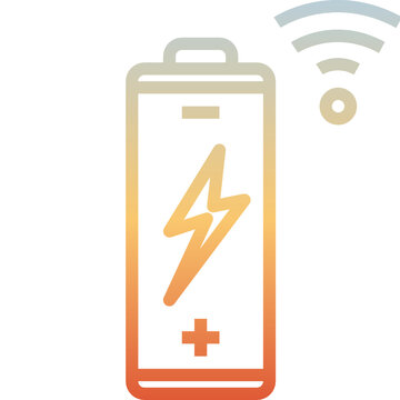 recommend clip art: battery line icon