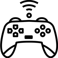joystick line icon © Tviinan