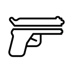 Gun, pistol icon