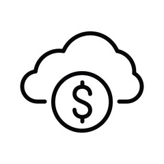 Cloud Donation Icon