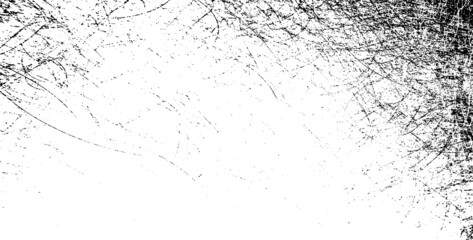 Scratched Grunge Urban Background Texture Vector. Dust Overlay Distress Grainy Grungy Effect. Distressed Backdrop Vector Illustration. Isolated Black on White Background. EPS 10.