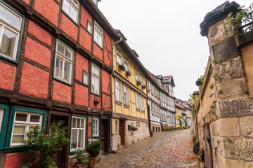 Half-timbered houses in Quedlingburg