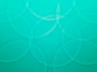 Abstract turquoise circles background