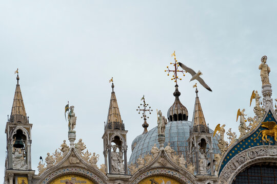 Detail of the Basilica of San Marco in Venice