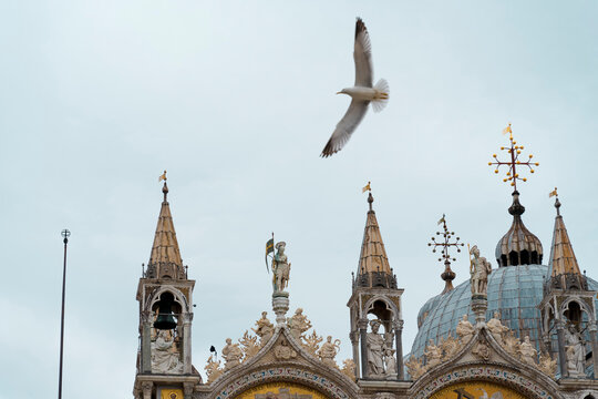 Detail of the Basilica of San Marco in Venice