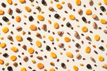 Compositions of assorted dried fruits