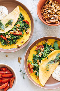 Chickpea flour crepes