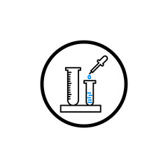 creative medical lab icon