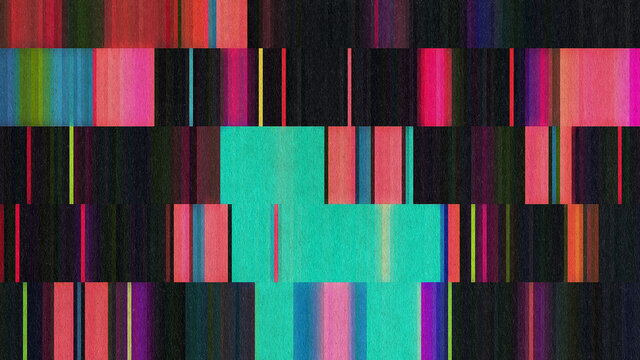 Glitch Abstract Illustration