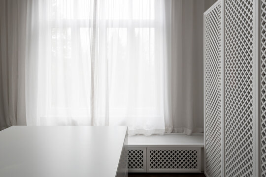 curtain in dressing room