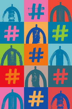 Influencers with Hashtags