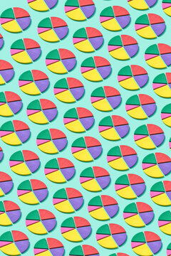 Pattern of colored diagrams