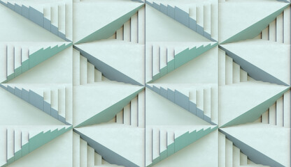 Series of square stairs II.