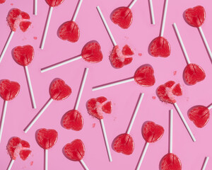 Broken heart pattern