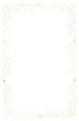 Watercolor textured frame illustration, vintage, elegant plaque, decorative background