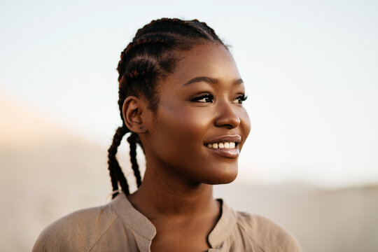 Gorgeous Black Woman Portrait 