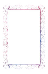 ビンテージ, 水彩画風のエレガントな飾り罫, 飾りコーナーフレームのイラスト背景バックグラウンド