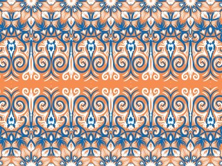 Tribal ethnic ornamental texture. Aztec style. Folk embroidery