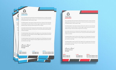 Abstract Letterhead Design Modern Business Letterhead Design Template