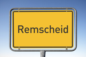 Remscheid, Ortstafel, (Symbolbild)