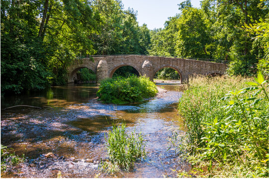 Br&uuml;cke &uuml;ber die Nister beim Kloster Marienstatt