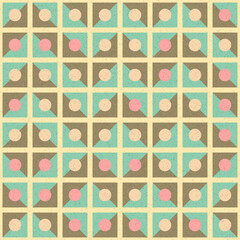 Abstract Geometric Pattern generative computational art illustration