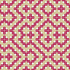 Abstract Geometric Pattern generative computational art illustration