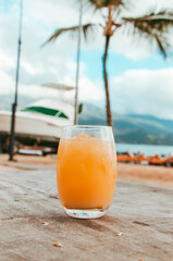 Caju brazilian in cocktail in Ilhabela beach - São Paulo