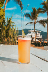 pineapple brazilian drink in ilhabela - são paulo