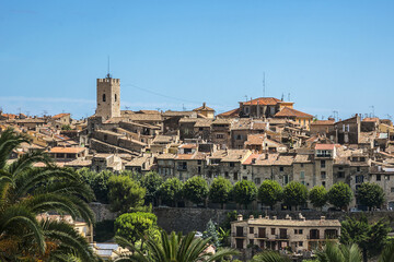 Obraz premium Beautiful landscape of Vence - commune set in hills of Alpes Maritimes department in Provence-Alpes-Cote d'Azur region in southeastern France. 